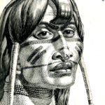Portrait of a Jivaro Indian, Costa Rica