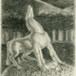 White Horse with Fallen Warrior